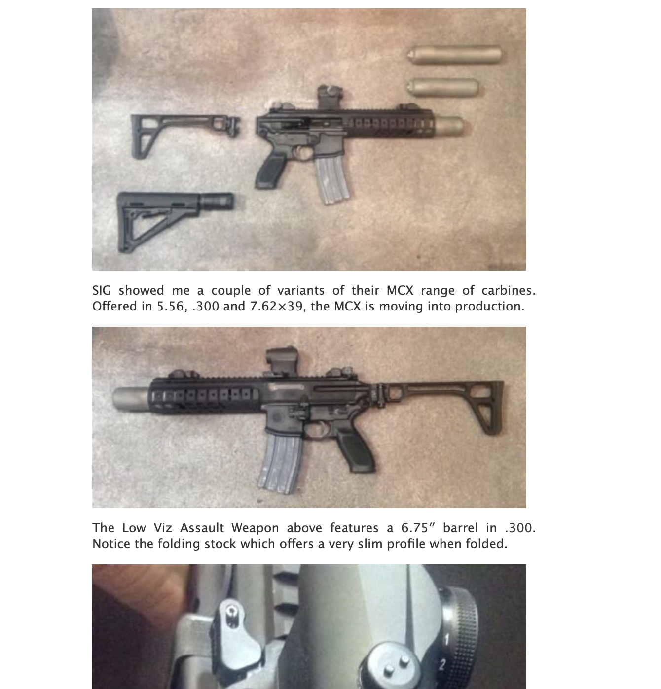 Sig Sauer LVAW Blockhead Stock (Solo Spec)