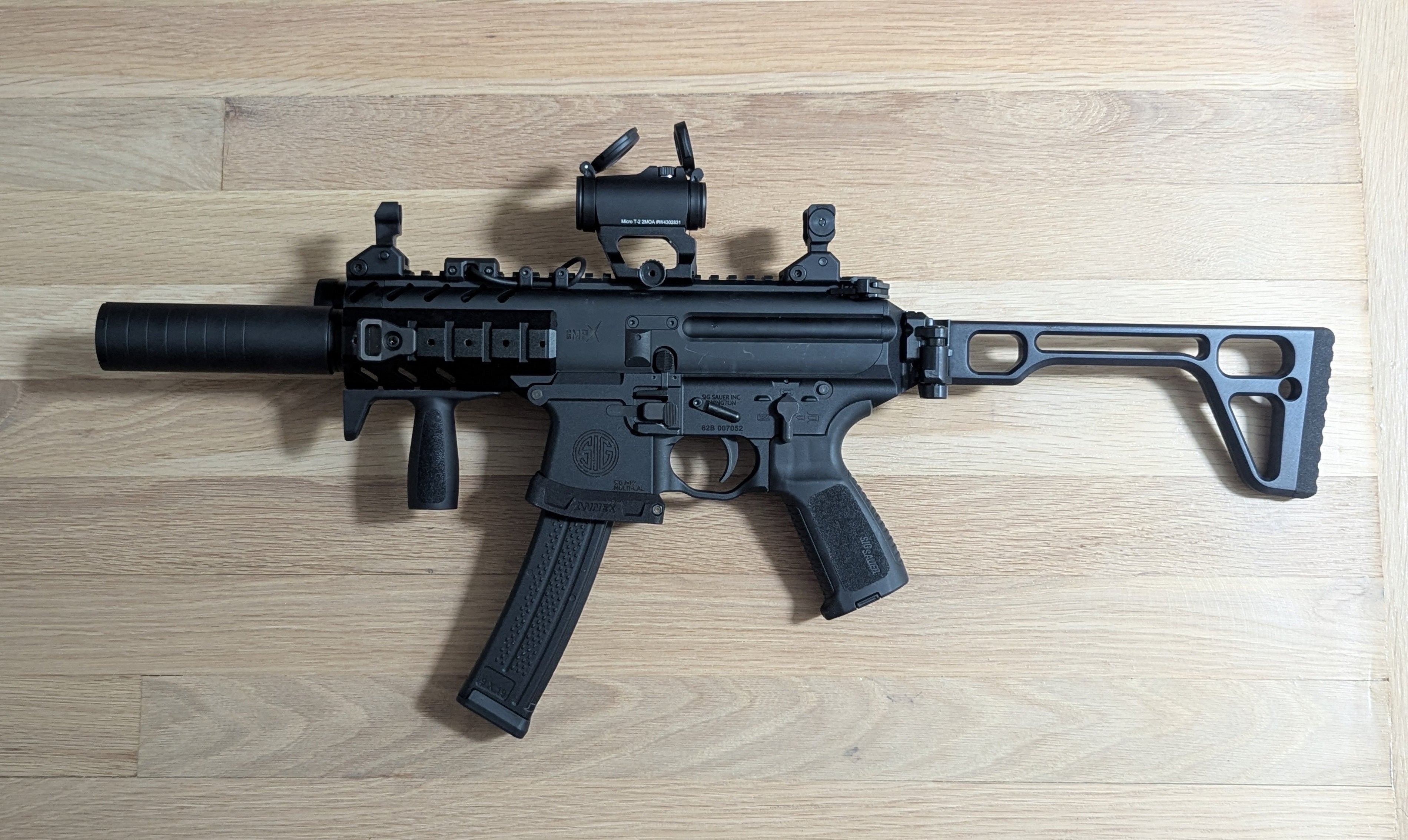 Sig Sauer LVAW Blockhead Stock (Solo Spec) – Black Variable