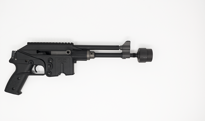 14mm CCW amplifier adapter for airsoft guns. No energy drink can attached.