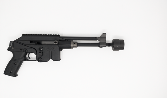 14mm CCW amplifier adapter for airsoft guns. No energy drink can attached.
